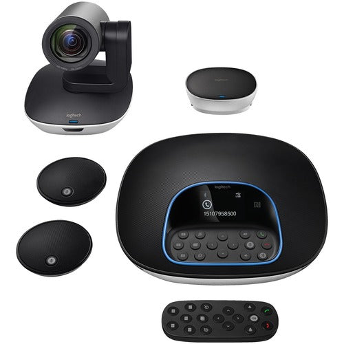 Logitech GROUP Video Conferencing System with Expansion Mics