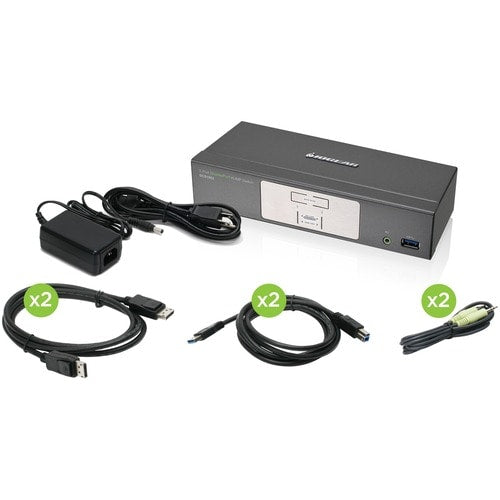 IOGEARs 2-Port DisplayPort KVMP Switch