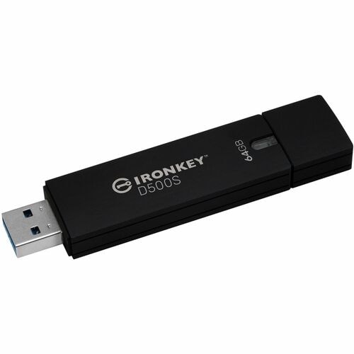 Kingston 64GB IronKey D500S Hardware-Encrypted USB Flash Drive