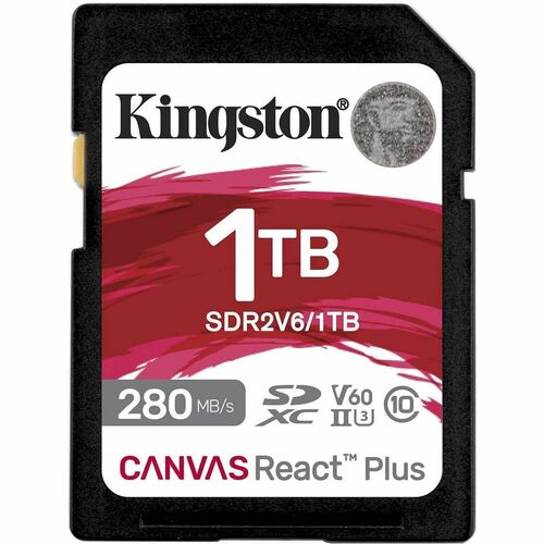 Kingston 1TB Canvas React Plus UHS-II SDXC Memory Card