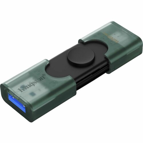Kingston DataTraveler Duo 128GB USB 3.2 (Type A + Type C) Gen 1 On-The-Go Flash Drive