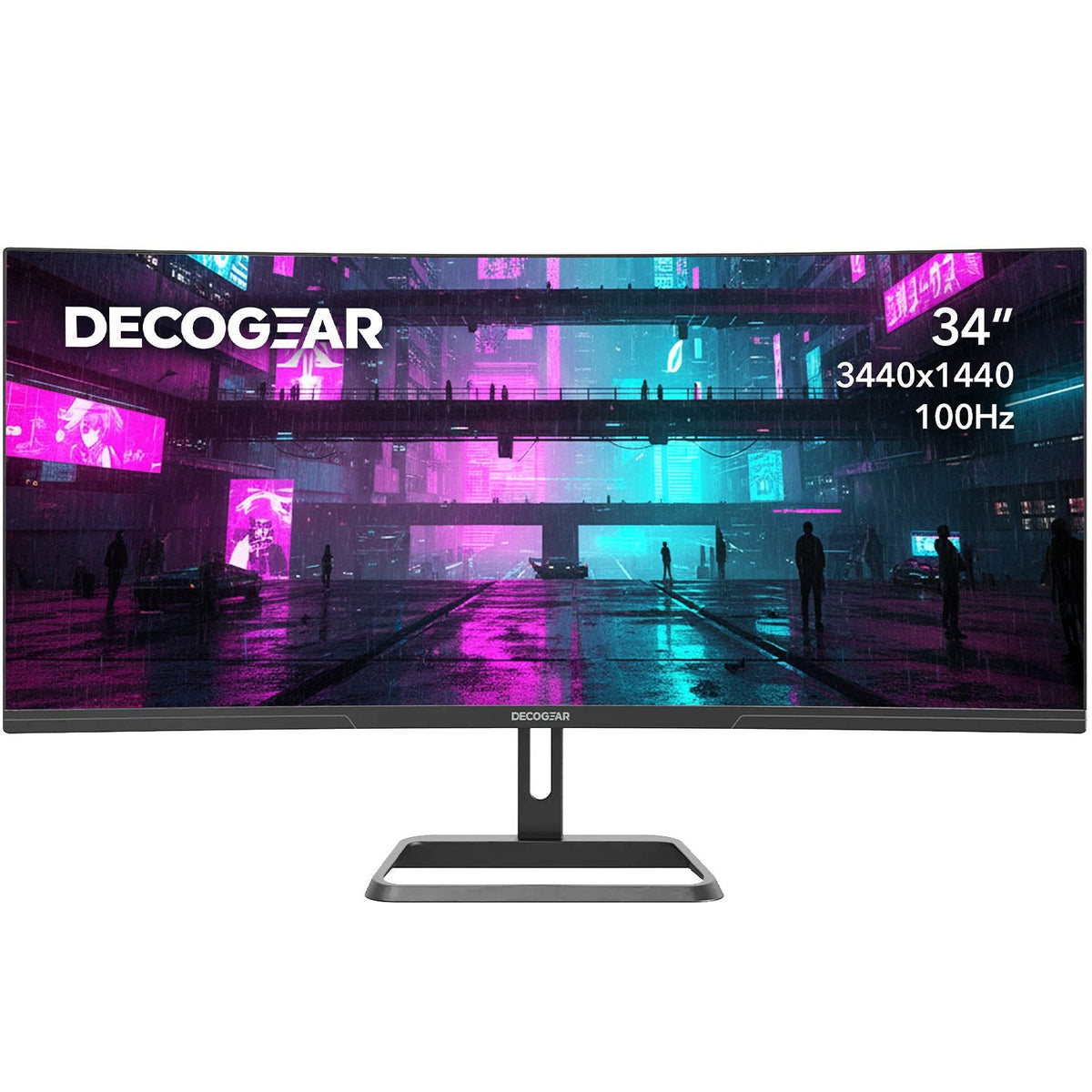 Deco Gear 34 inch Curved Ultrawide Business Monitor