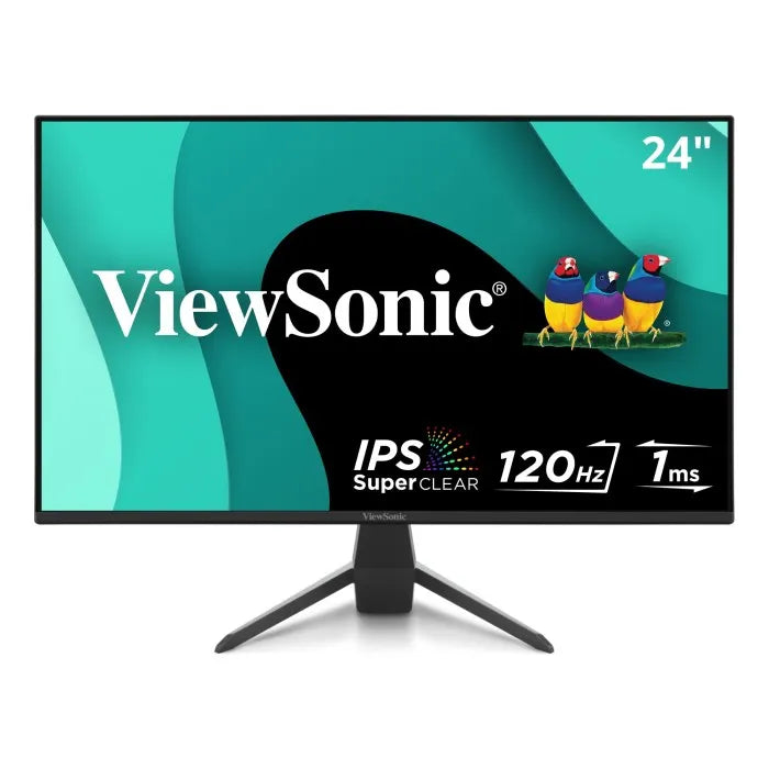 Viewsonic 24in 1080p 1ms 120Hz IPS Monitor with HDMI, DP, and VGA.