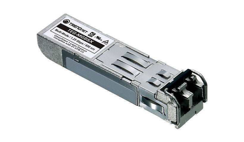 TRENDnet SFP Multimode LC Fiber Transceiver Module Mini-GBIC Up to 550m Hot-Pluggable IEEE 802.3z Gigabit Ethernet