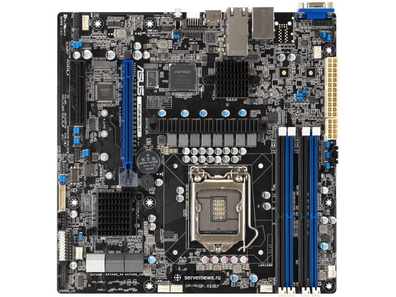 Asus P12R-M/10G-2T Server Motherboard - Intel C252 Chipset