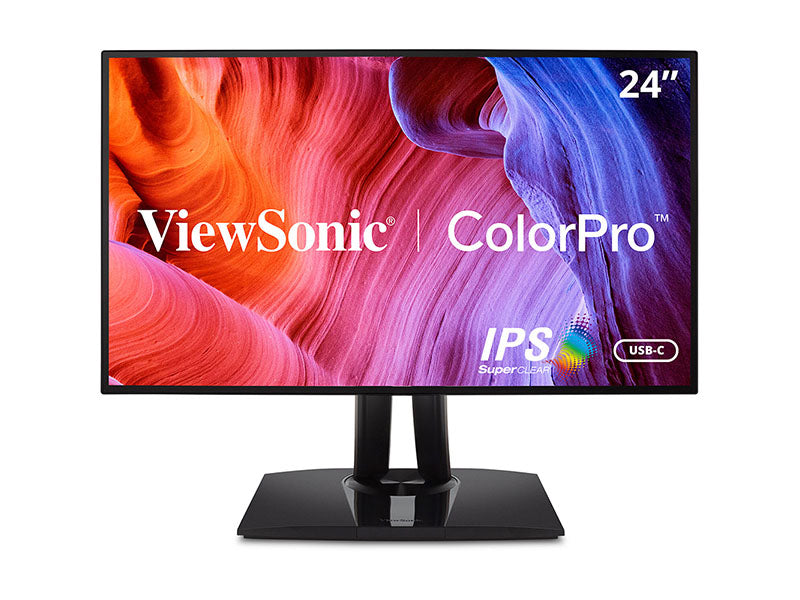 Viewsonic 24in sRGB Color Accurate with USB-C,1920 x 1080 Resolution.