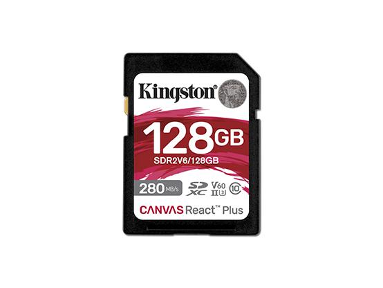 Kingston Canvas React Plus 128 GB Class 10/UHS-II (U3) V60 SDXC