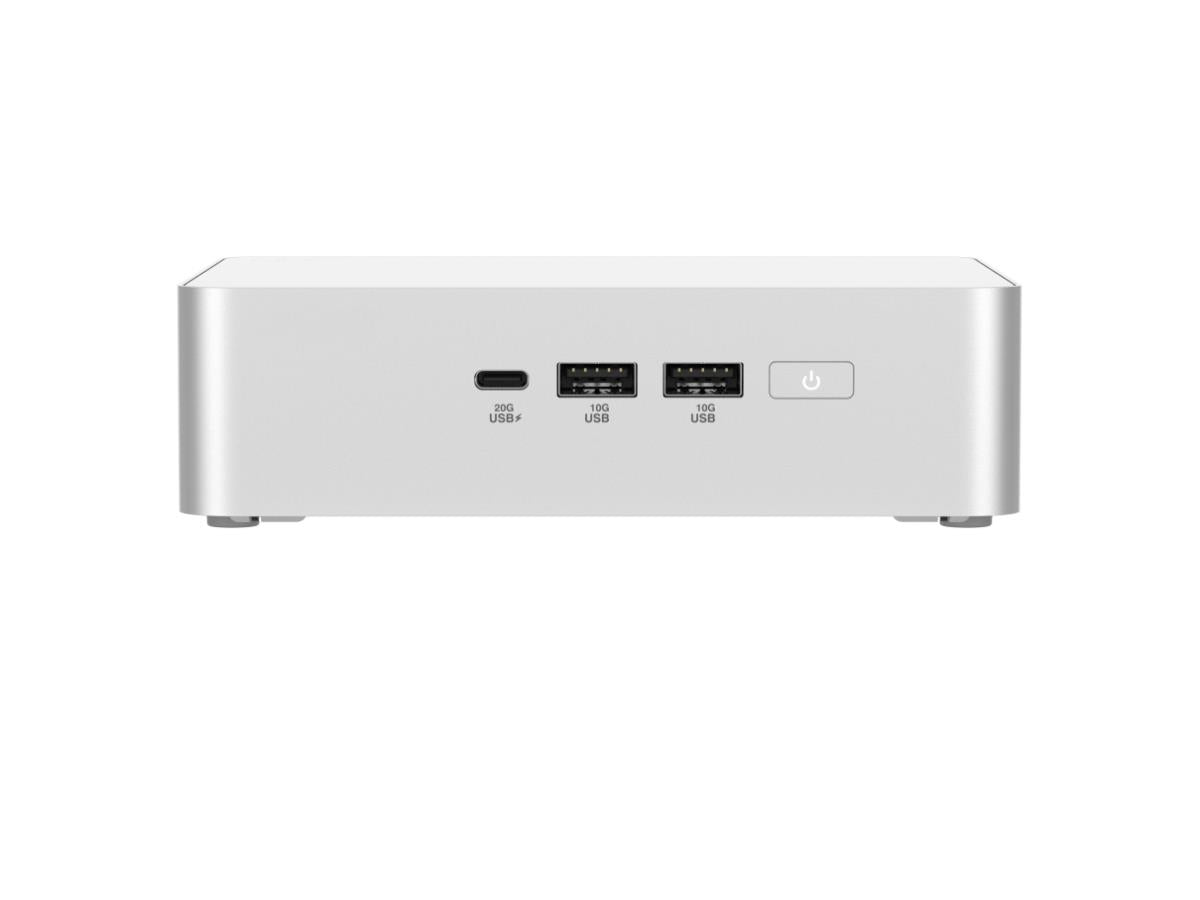ASUS NUC 15 Pro+ Barebone Mini PC with Intel Core Ultra 5 225H Dual Channel DDR5 RAM Support Dual Storage Wi-Fi 7 and Thunderbolt 4