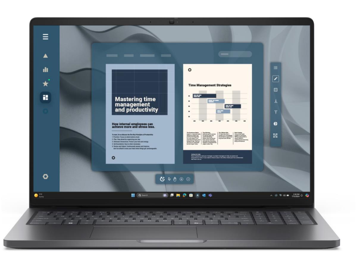 Dell Pro 16 with Ryzen 5 16GB RAM 256GB SSD 16 inch FHD+ Display