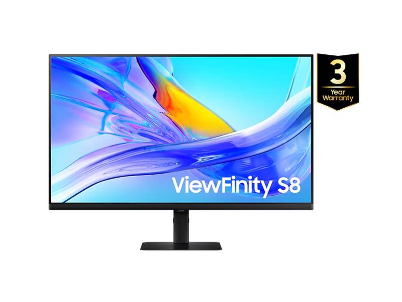 Samsung S32D802UEN - LCD Display - Flat - 3840 x 2160 - 32Inch - 5Ms response time - 60 Hz refresh rate - 3000:1 - Mega DCR - 250nits - 178/178 - 16:9 - sRGB 99%