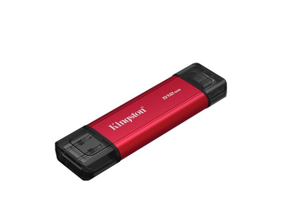 Kingston 512GB Dual USB-A/C Portable SSD, Up to 1,050MBs/ read, 950MB/s write