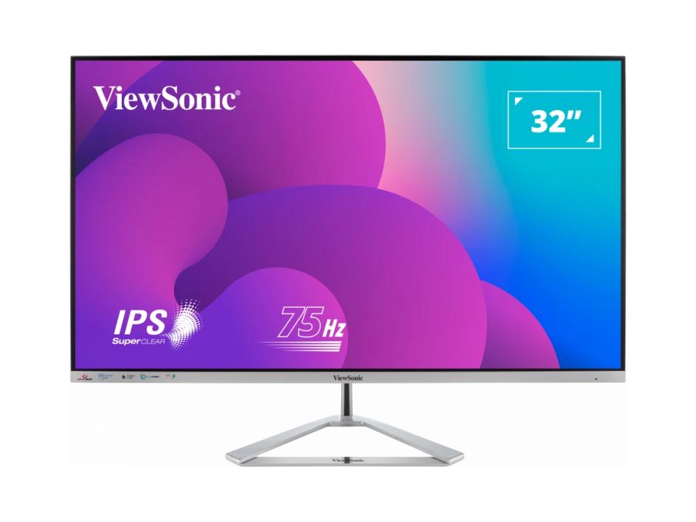 Viewsonic 32 (31.5 viewable) 1080P IPS Monitor with a Stylish Ultra-Slim Frameless Design
