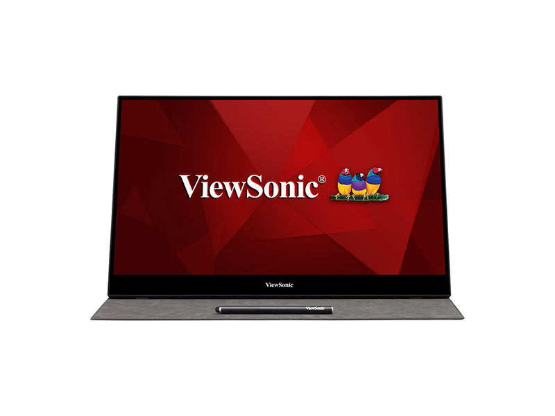Viewsonic 15.6in Portable Touch Display with FHD 1080p resolution,2-Way Power with USB Type-C,Frameless Design,Built-in stand.