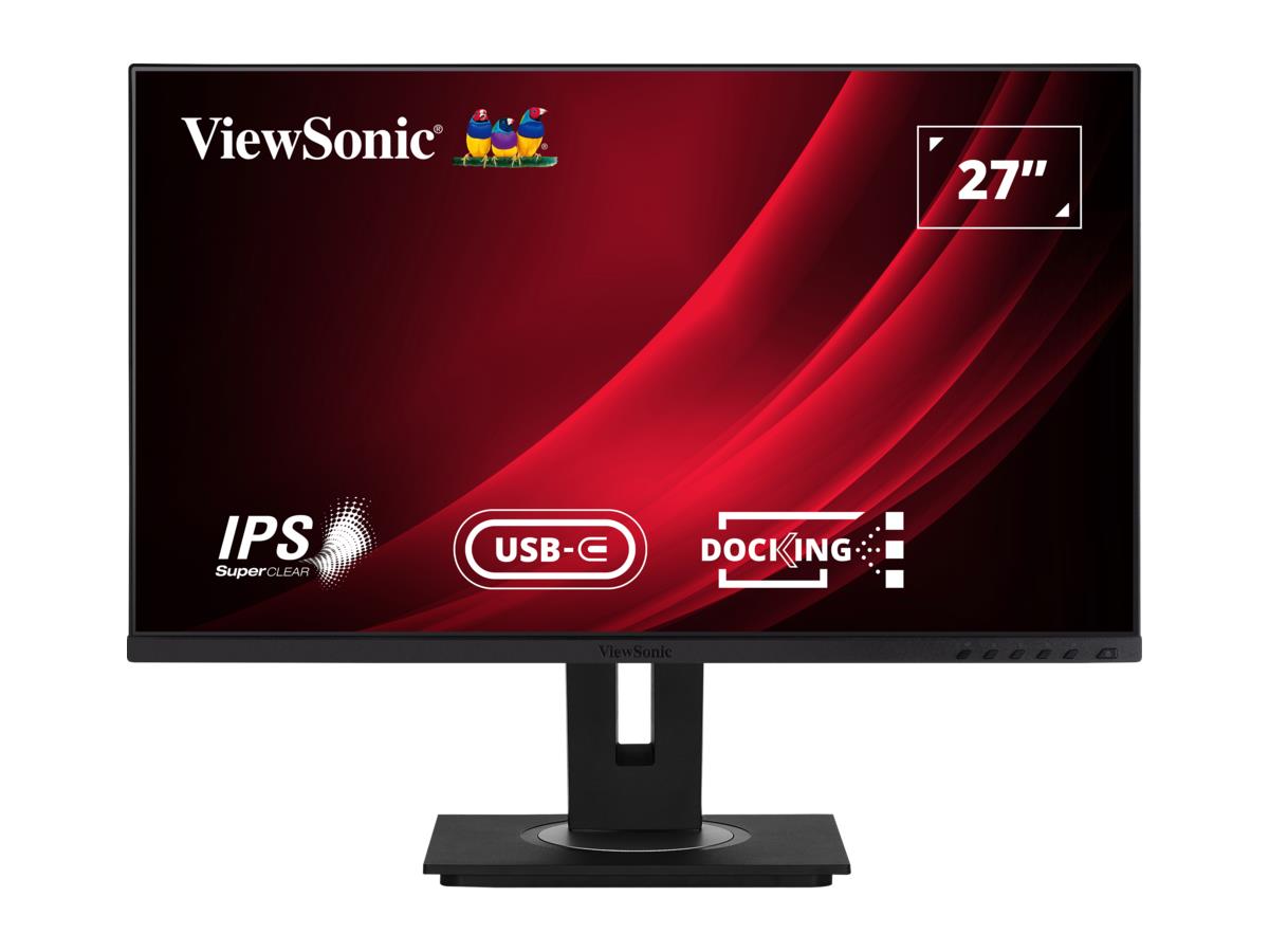 Viewsonic 27 4K Ultra HD Docking Monitor with USB-C and Built-In Ethernet,3840 x 2160 Resolution.