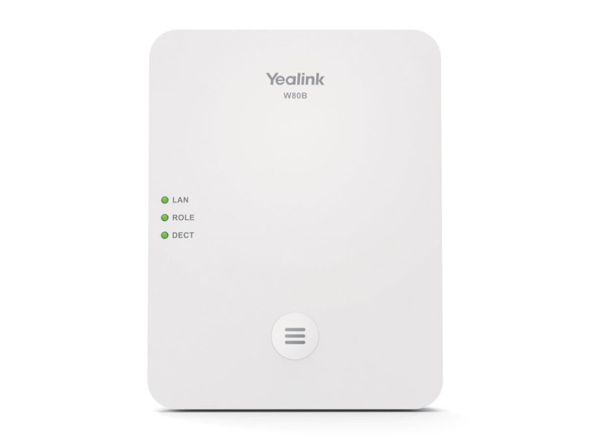 Yealink Cordless DECT IP Multi-Cell Base Station (W80B)