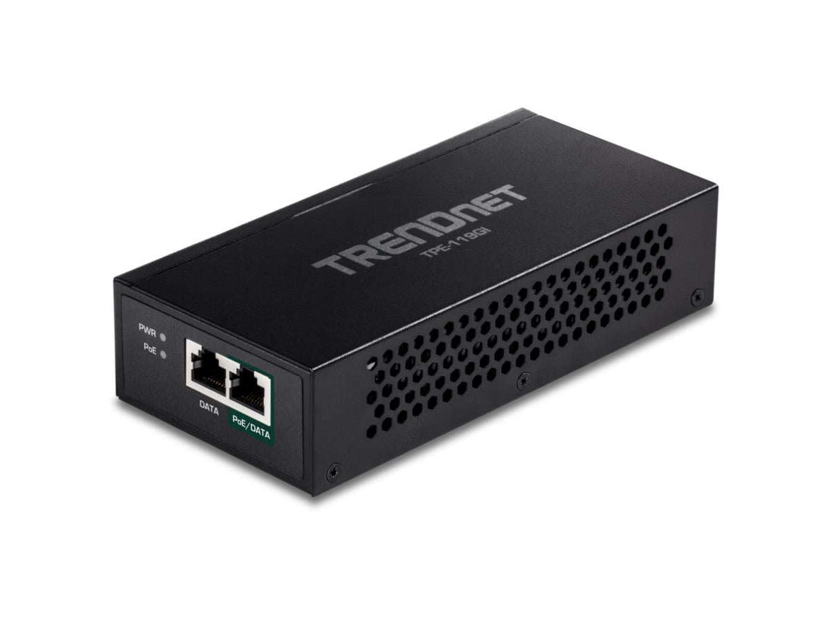 TRENDnet TPE-119GI Gigabit PoE++ Injector with 2.5GBASE-T Ethernet and High-Power PoE Support