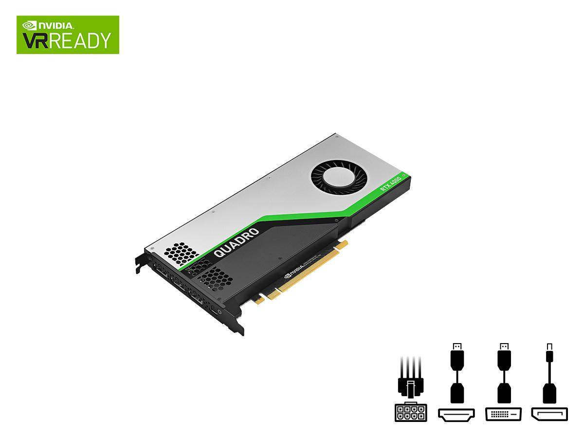 NVIDIA Quadro RTX 4000 - PCI Express 3.0 x16 - 8 GB - GDDR6 SDRAM