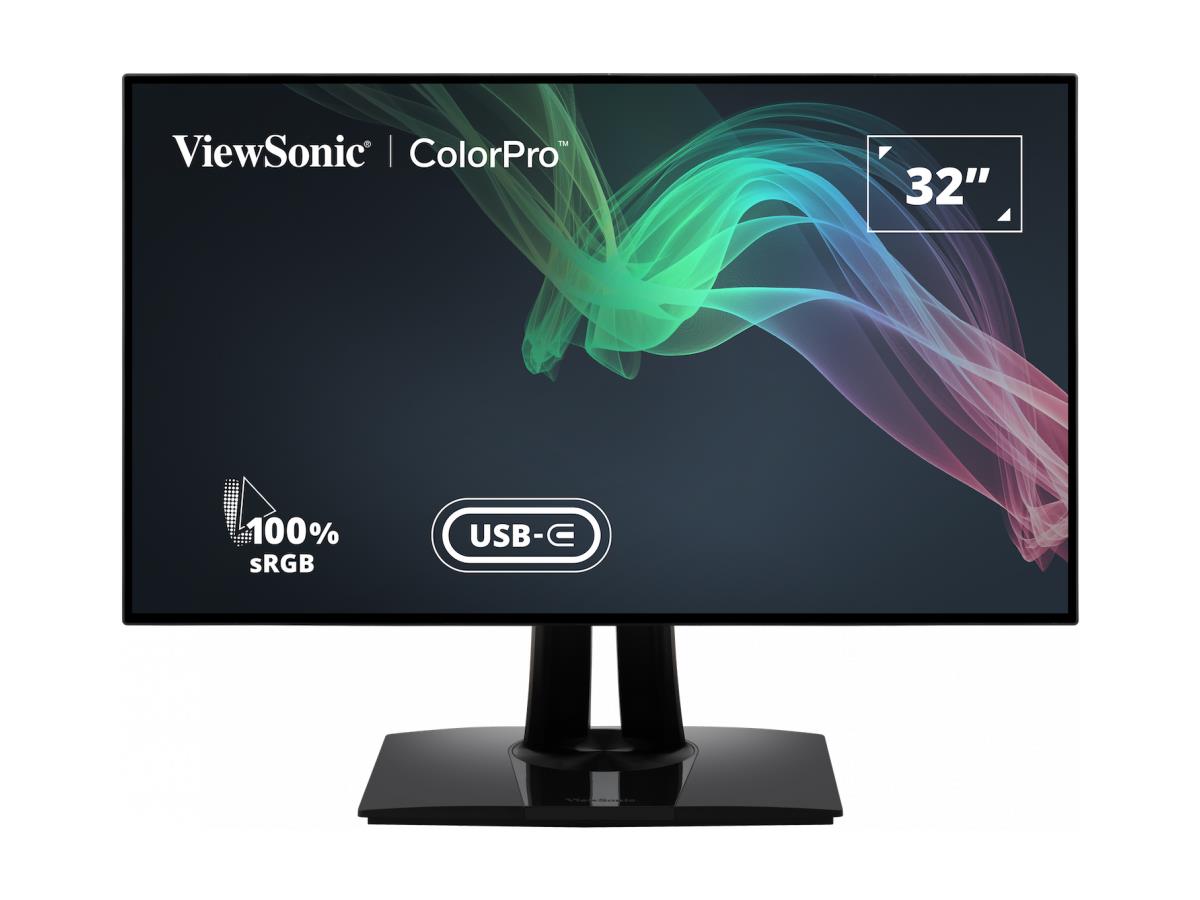 Viewsonic 32in 4K UHD ColorPro Design Monitor with USB-C,3840 x 2160 Resolution.