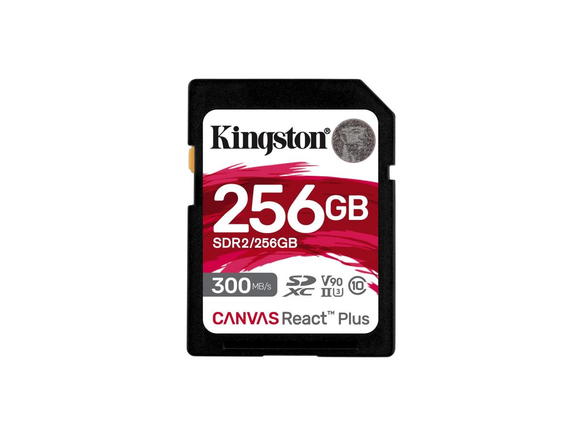 Kingston 256GB Canvas React Plus UHS-II SDXC Memory Card