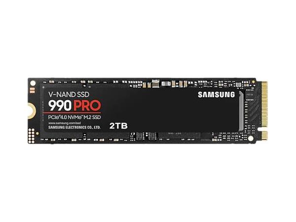 Samsung 990 PRO SSD - 2TB - PCI Express 4.0 x4 - M.2 - 5-Year Limited Warranty or 1200 TBW Limited Warranty