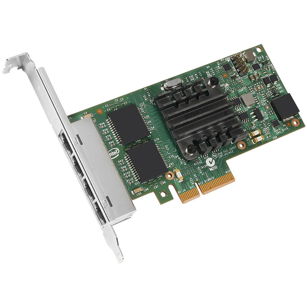 Intel Ethernet Server Adapter I350-T4 - network adapter - PCIe 2.1 x4 - Gigabit Ethernet x 4