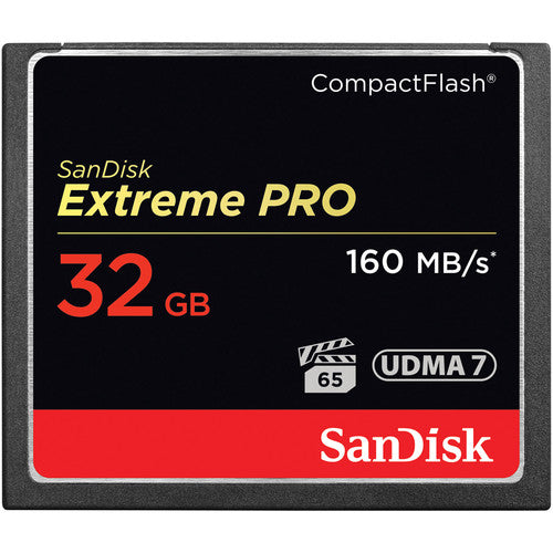 SanDisk memory card, Extreme Pro, Compact Flash, 32GB