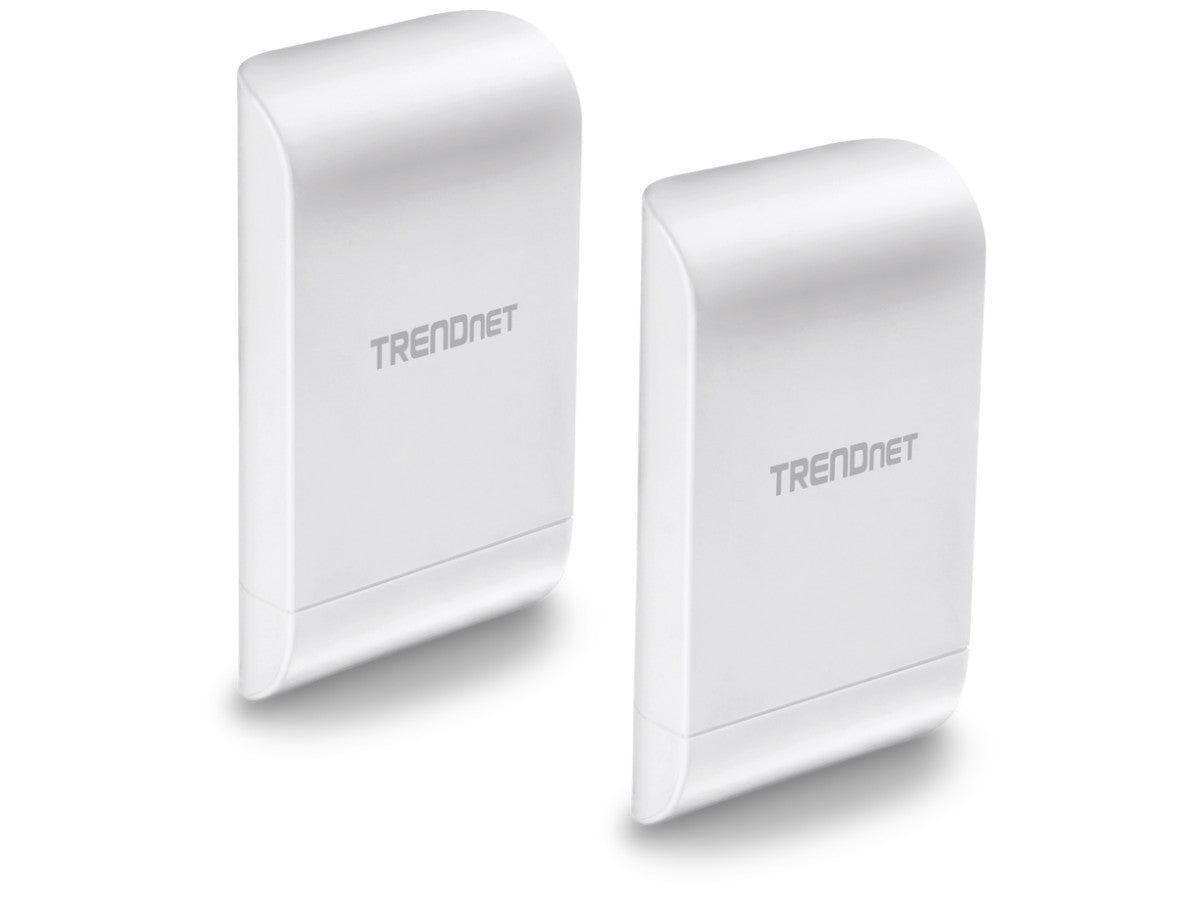 TRENDnet 10 dBi Wireless N300 Outdoor PoE Pre-Configured Point-to-Point Bridge Kit for Long-Range Connectivity