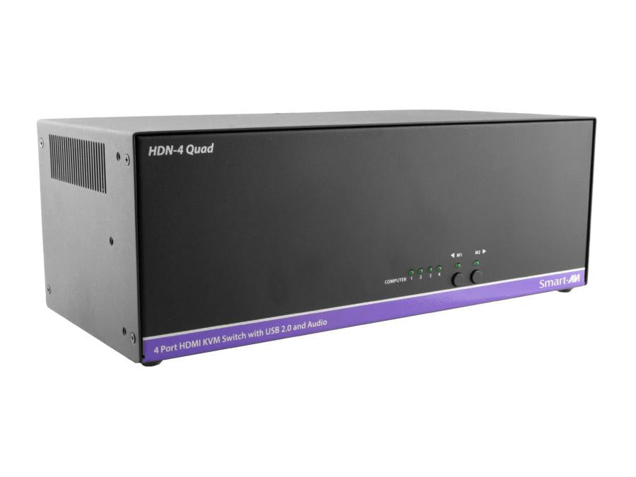 Smart-AVI 4-Port Quad-Head HDMI KVM Switch