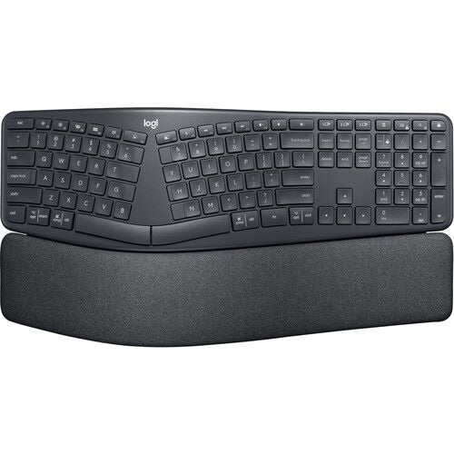 Logitech ERGO K860 Split Ergonomic Keyboard, Wireless Connectivity, Graphite