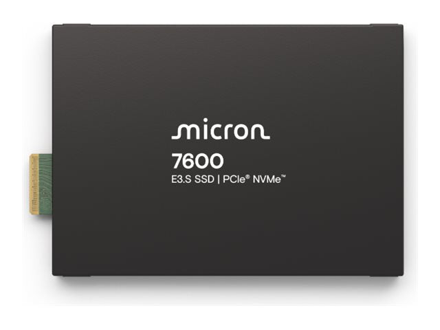 Micron 7600 PRO 1.92TB NVMe E3.S (7.5mm) Enterprise SSD Single Pack - TLC - 0C to +70C