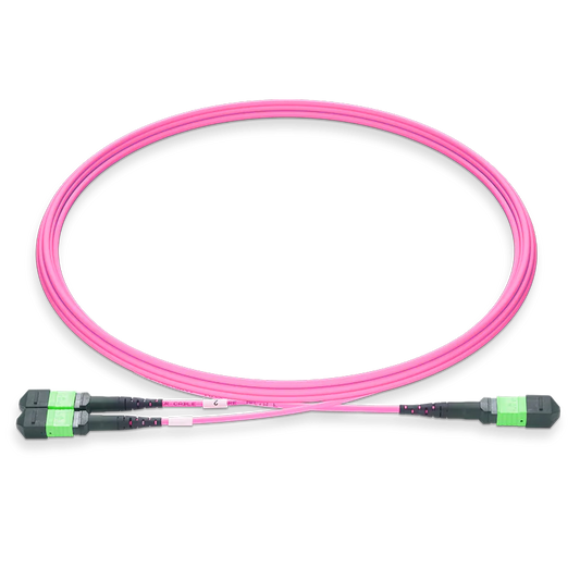 Navidia Fiber Optic Network Cable for Network Device - Second End: 2 x MPO-12/APC - Network