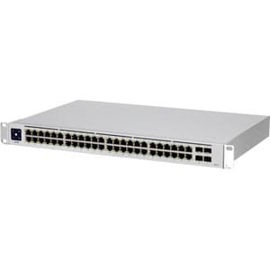 Ubiquiti UniFi USW-48-PoE Ethernet Switch - 48 Ports - Manageable - 2 Layer Supported - Modular - 4 SFP Slots