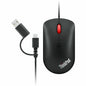 Lenovo ThinkPad USB-C Wired Compact Mouse - Optical - Cable