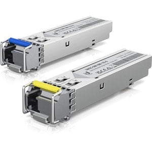 Ubiquiti SFP (mini-GBIC) Module - For Data Networking, Optical Network - 1 x LC Simplex 1000Base-BiDi Network