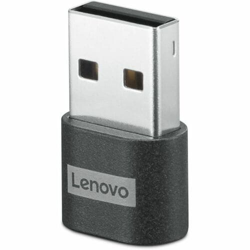Lenovo USB-C (Female) to USB-A (Male) Adapter - 1x USB Type C- Female - 1x USB Type A- Male - Black