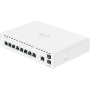 Ubiquiti UISP Console - 8 Ports - Manageable - Gigabit Ethernet, 10 Gigabit Ethernet - 1000Base-T, 10GBase-X - 2 Layer Supported - Modular