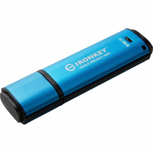 Kingston IronKey Vault Privacy 50 Series 512GB Usb 3.2 (Gen 1) Type C Flash Drive
