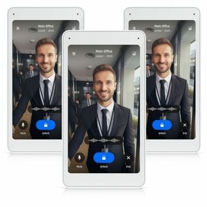 Ubiquiti Intercom Viewer - 5" TouchscreenFull-duplexGlass, Polycarbonate - Access Control, Building - 3 Pack
