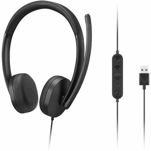 Lenovo Revel in crystal-clear conversations with the Lenovo USB-A Wired Stereo Headset Gen 2
