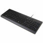 Lenovo Essential Wired Keyboard Black US English - Cable Connectivity - USB Type A Interface