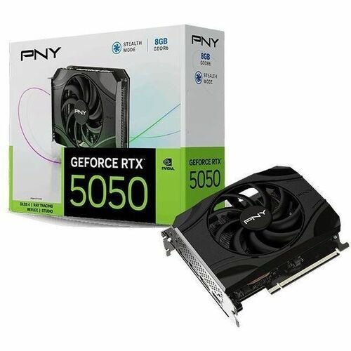 PNY GeForce RTX 5050 8GB Single Fan Graphics Card