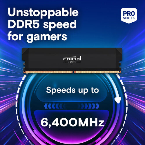 Crucial Pro OC - RAM Type: DRAM - Technology: DDR5 - Form Factor