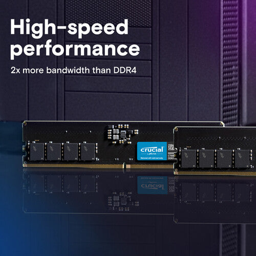 RAM Type: DRAM -Technology: DDR5 - Installed Qty: 2 - Storage Capacity: 128GB