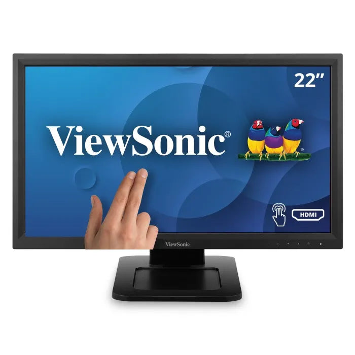 Viewsonic 22in Single Point Resistive Touch Monitor with USB, HDMI, DVI and VGA, 1920 x 1080 resolution.