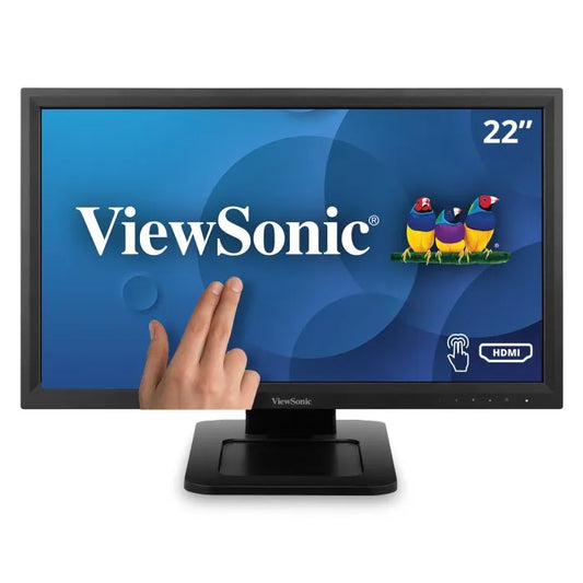 Viewsonic 22in Single Point Resistive Touch Monitor with USB, HDMI, DVI and VGA, 1920 x 1080 resolution.