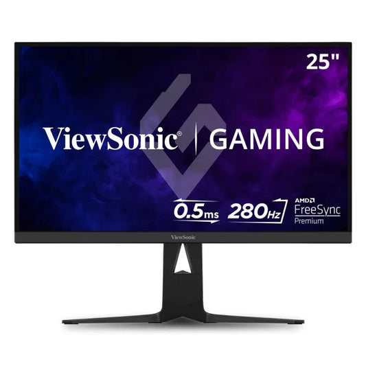 Viewsonic 25 FHD Gaming Monitor with HDMI, DisplayPort, and USB-C,1920 x 1080 Resolution.