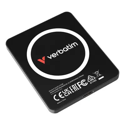 Verbatim 512GB SnapBack Ultra Slim USB 3.2 Gen 2x2 Portable SSD