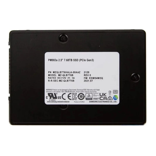 Samsung PM983A MZ-QLB7T6B SSD 7.68 TB PCIe 3.0 x4 (NVMe)