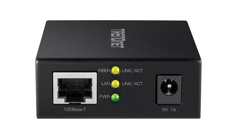 TRENDnet 100/1000Base-T to 1000Base-SX Fiber Media Converter for Gigabit Ethernet Connectivity