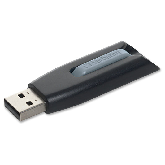 Verbatim 64GB Store 'n' Go V3 USB 3.0 Flash Drive Gray/Black